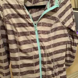 Zip up long sleeve, hooded activewear