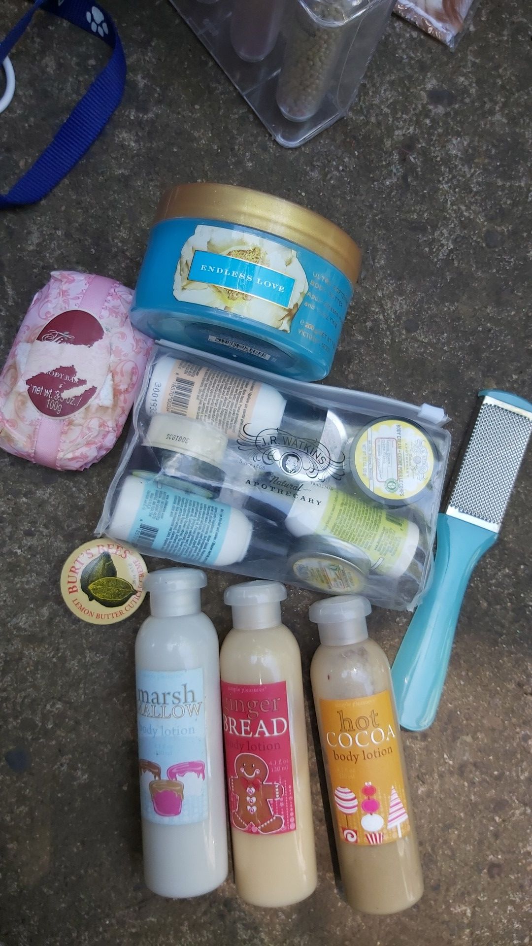 Random lotions soaps