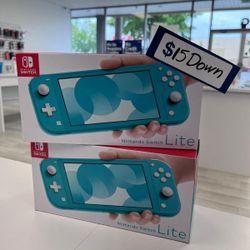 Nintendo Switch Lite New-HUGE PROMOTION $1 DOWN Today - NO Credit Payment Plan Options