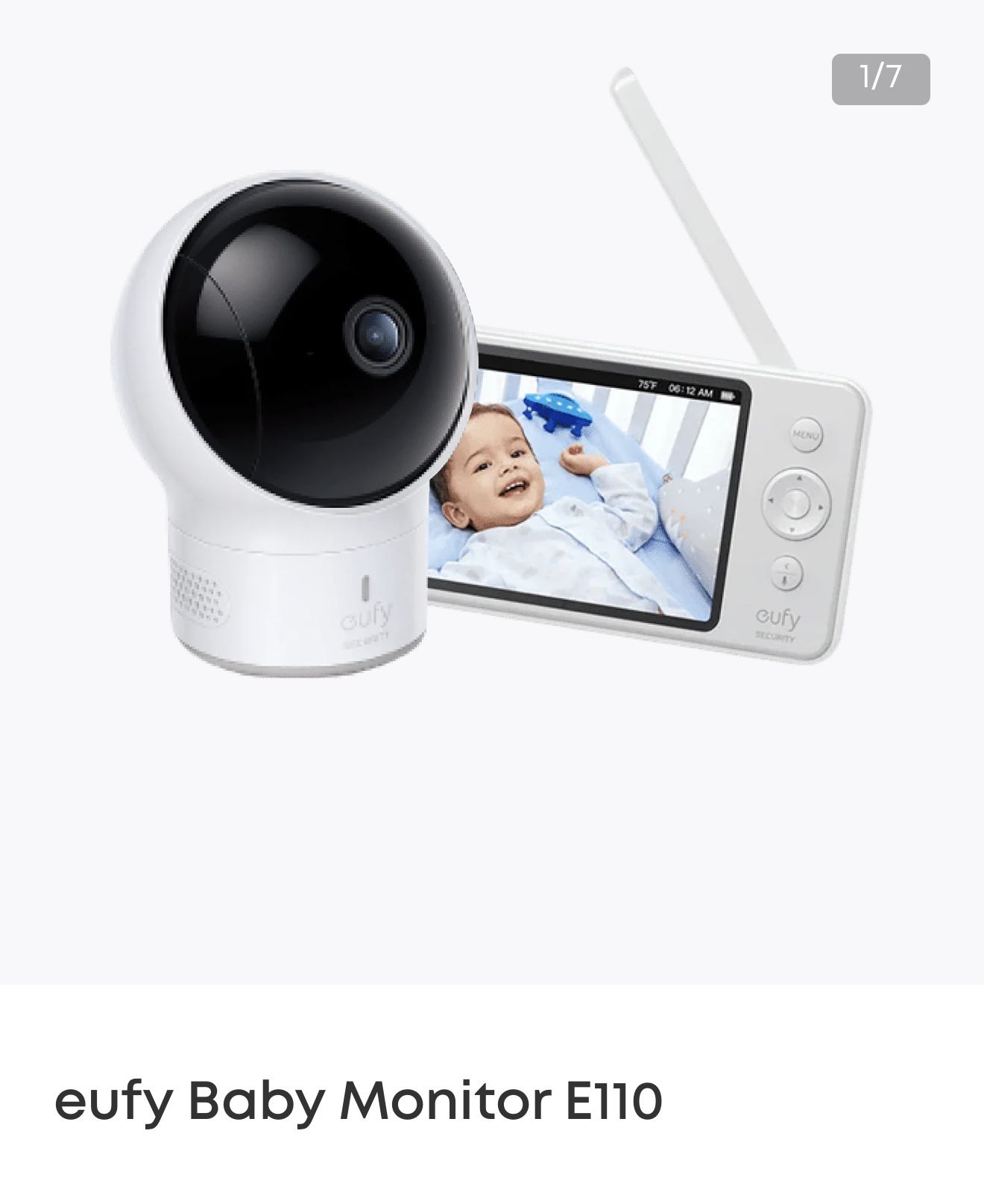 Eufy Baby Monitor 