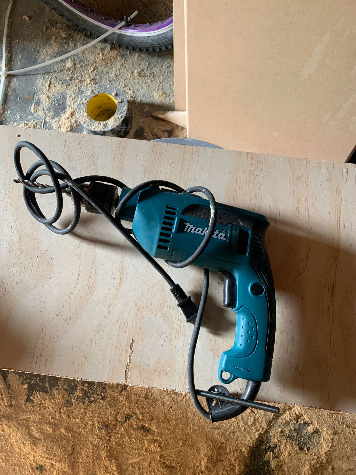 electric drill used 2 times