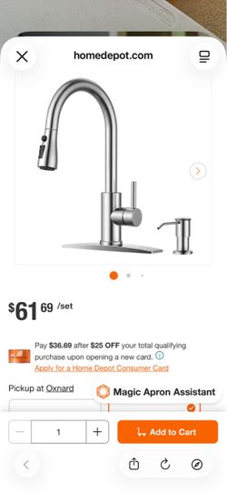 Kitchen Faucet With Soap Dispenser