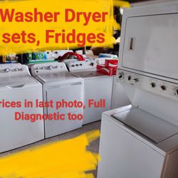Washer Dryer Fridge Diagnostic $40 Stoves Water Heater 