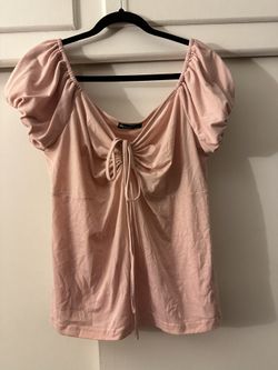Pink blouse