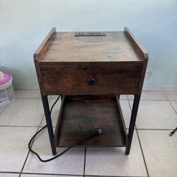 Brown Night Stand Lightly Used