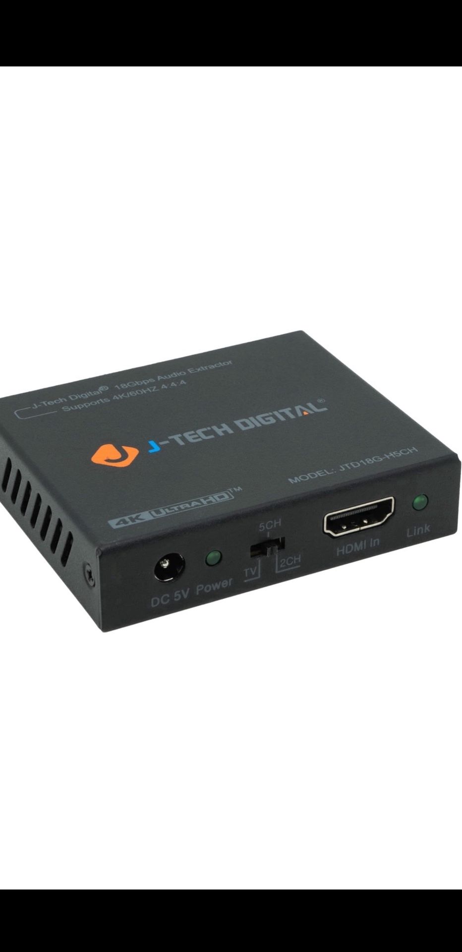 J-Tech Digital 4K 60Hz HDMI Audio Extractor Converter