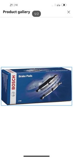 Brand new in box BOSCH BE1813H Blue Ceramic Disc Brake Pad Set with Hardware - Compatible with Select Hyundai Accent, Hyundai Elantra, Ioniq, Kona, So