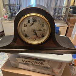 Vintage Gilbert 1807 Mantle Clock Parts or Repair.
