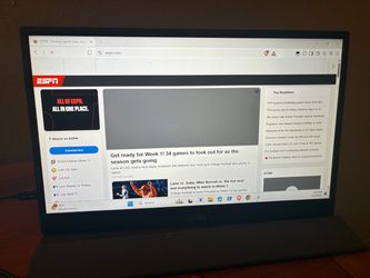 MNN 15.6” Portable Monitor + USB-C USB4 Cable — Tested Working — $50 Cash