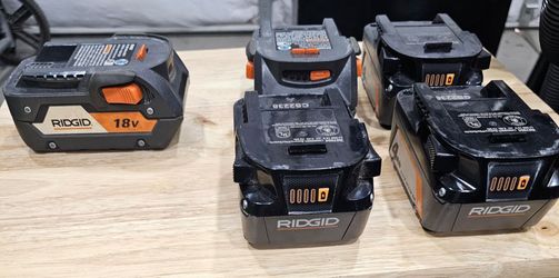 RIDGID 18V BATTERIES