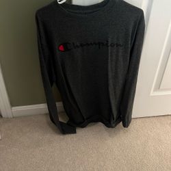 Adult Medium Champion Long Sleeve Shirt