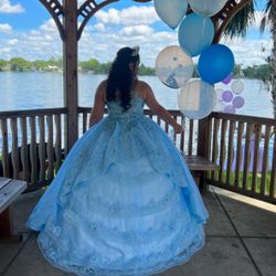 blue quince dress