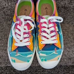 Cariuma OCA Surf Sunset Canvas Sneakers Unisex M8.5/W10