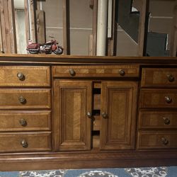Antique wooden dresser