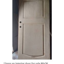 Solid Wood Interior Door 80x36 Dimensions