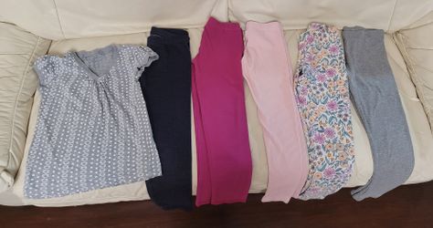 Girls Size 7/8 T  Leggings and T-shirt