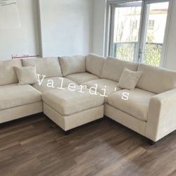 Sectional Sofa 99x99x34 Free Delivery Local Areas
