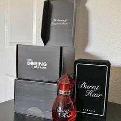 Burnt Hair Perfume. Elon Boring Tesla Spacex