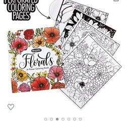 New Crayola flower coloring book 40 pages