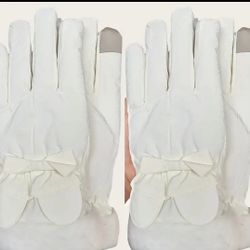 New Disney Mickey Ears Winter Fleece Warm Outdoor Windproof Non-slip Gloves ligh