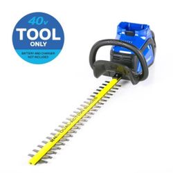 Kobalt 40-Volt Max 24-in Dual Cordless Hedge Trimmer (TOOL ONLY - BATTERY/CHARGER NOT INCLUDED) - Like New Condition!!!