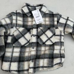 New. Kids Zara Flannel Jacket. Size 4/5t. $30 Each