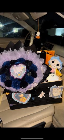 Halloween Coraline basket