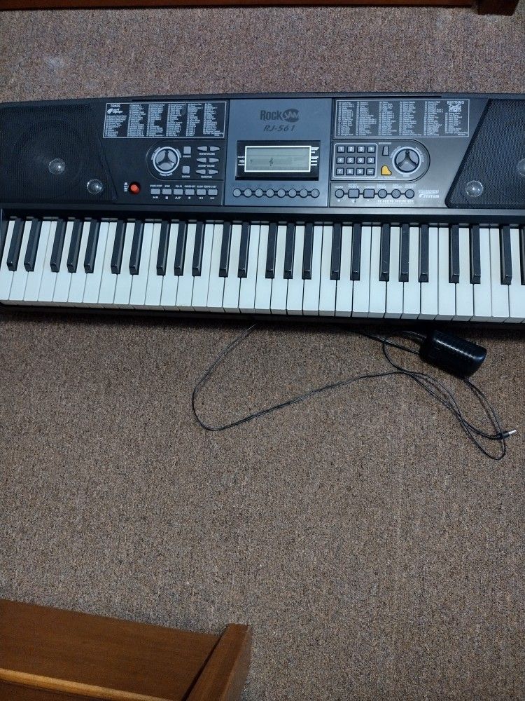 Keyboard and Guitar