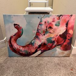 Elephant Painting Wall Art