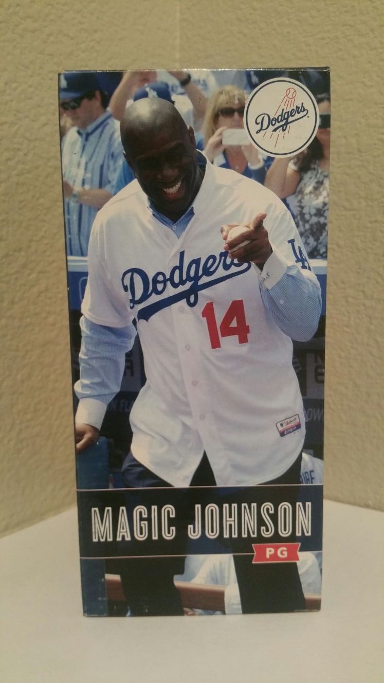 Magic Johnson Bobblehead Dodgers Bobble Head Dodger SGA Lakers