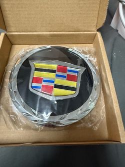 New OEM Cadillac Escalade Front Grille Emblem Badge (2007-2014)