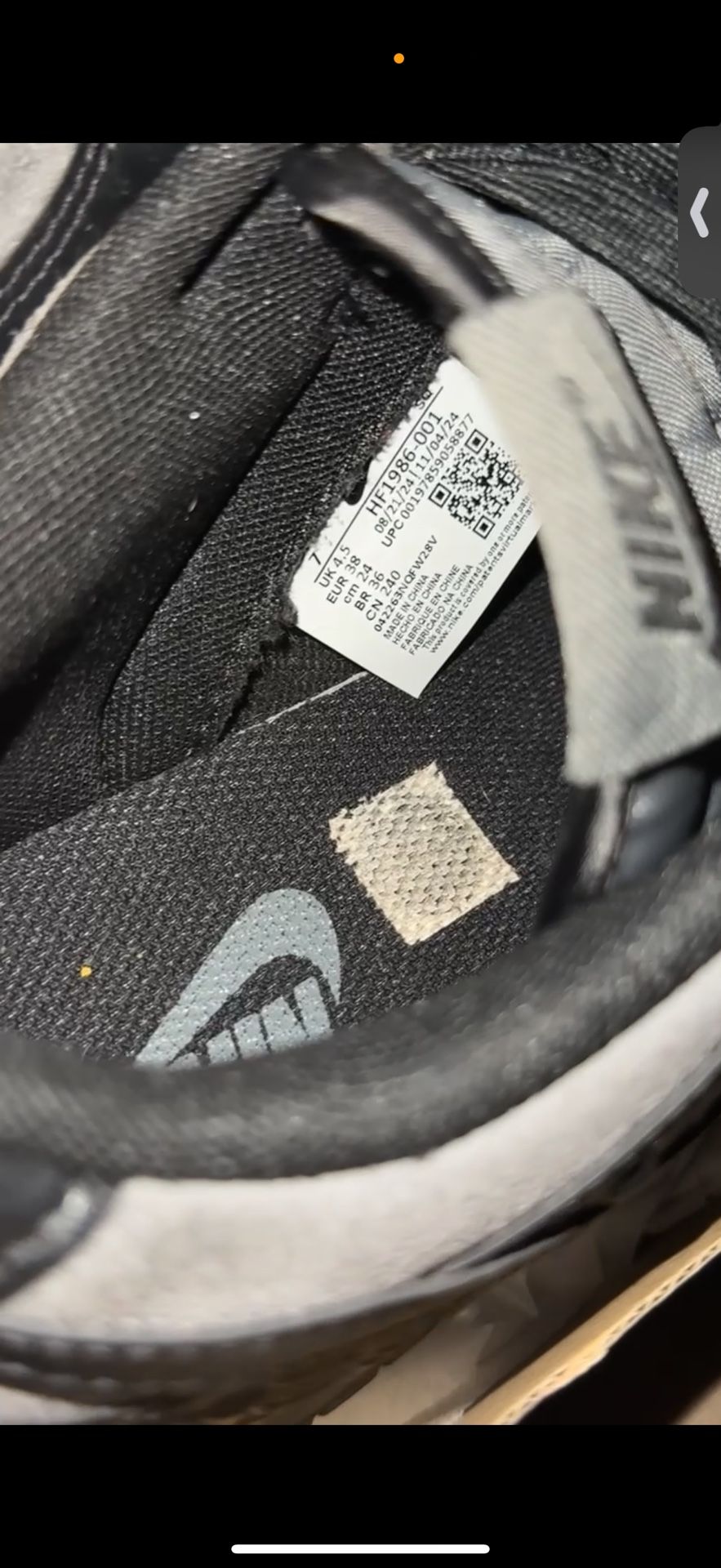 Nike Dunk Low Grey/Black