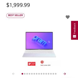 LG gram Style 16” OLED Laptop, Intel® 13th Gen Core® i7 Evo™ Platform, Windows 11 Home, 32GB RAM, 1TB SSD, Dynamic White