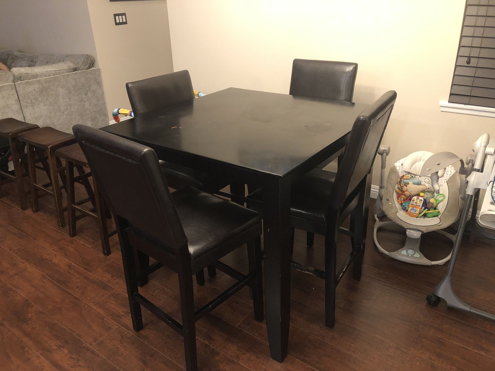 Small kitchen table with chairs