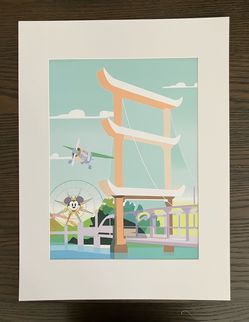 Original Art Print- Disney California Adventure