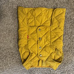 Classic Yellow Dog Puffer Vest