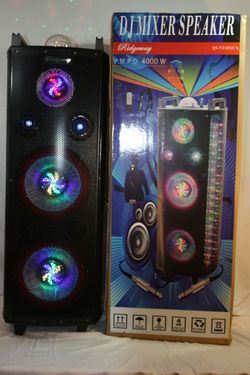 Bluetooth speaker SD card,slot USB port,FM radio,microphone included for karaoke(bosina)