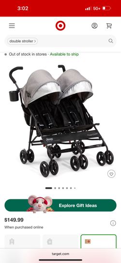 Jeep Double Stroller 