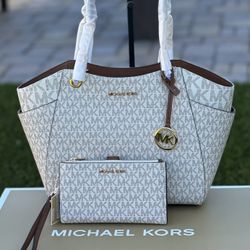 Michael Large Shoulder Bag with Wallet, New in Gift Box. Firm Price/set MK nuevo en caja de regalo