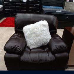 *Weekend Special*---Madrid Stunning Brown Leather Reclining 3 Piece Sets---Delivery And Easy Financing Available🙌