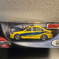 Hot Wheels Honda Civic SI Super Street
