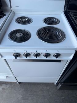 Hotpoint White Electric Coil Range Stove