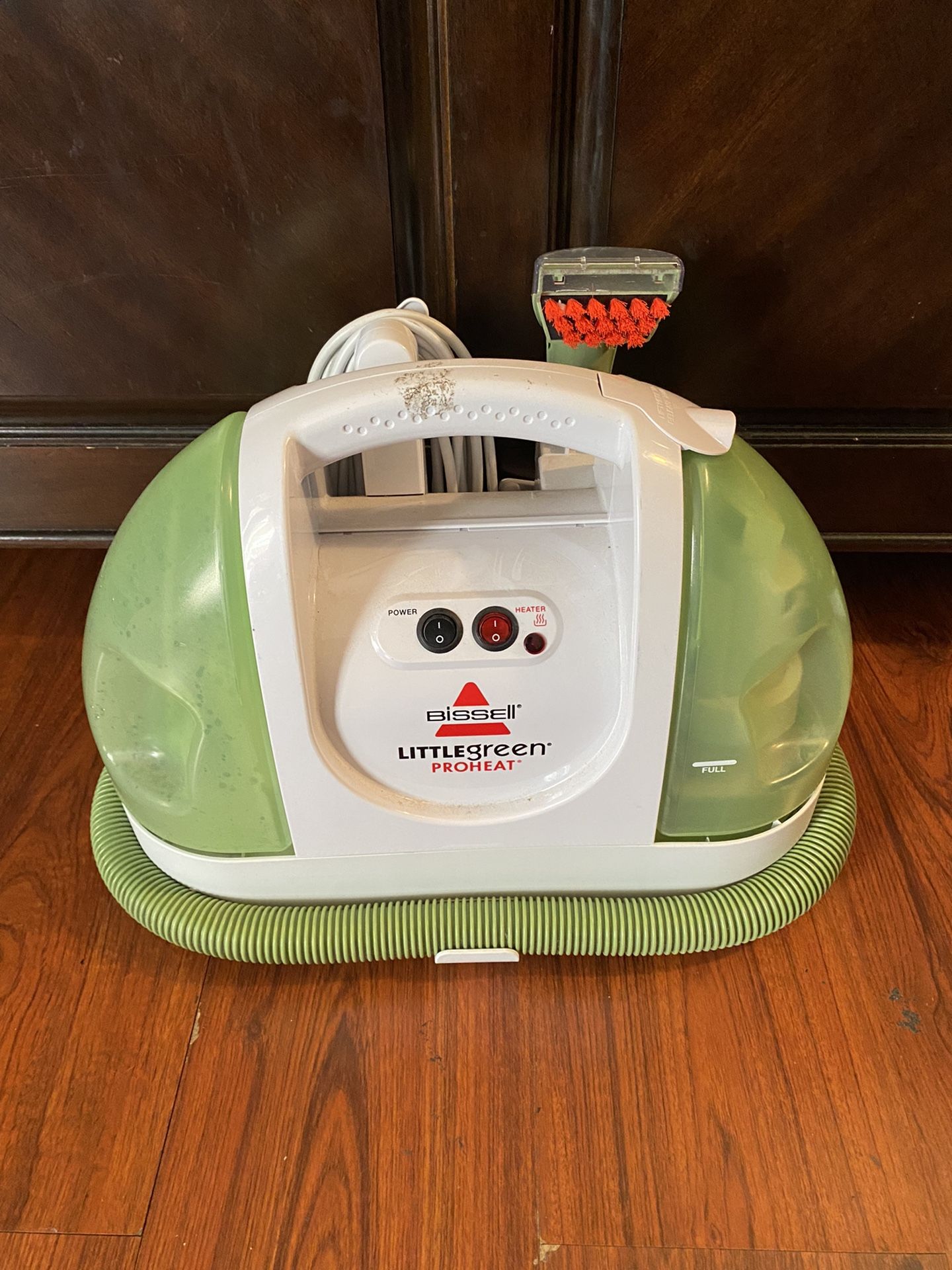 Bissell Little Green Proheat Turbobrush Cleaner Pet Model 1425-1 Tested Working