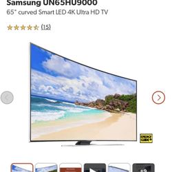 Samsung Curved 65 4K