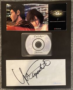 Autographed Shenmu Press Kit E3 2001