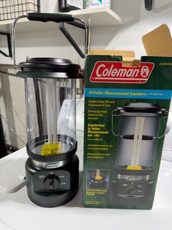 Two person pup tent & Coleman lantern