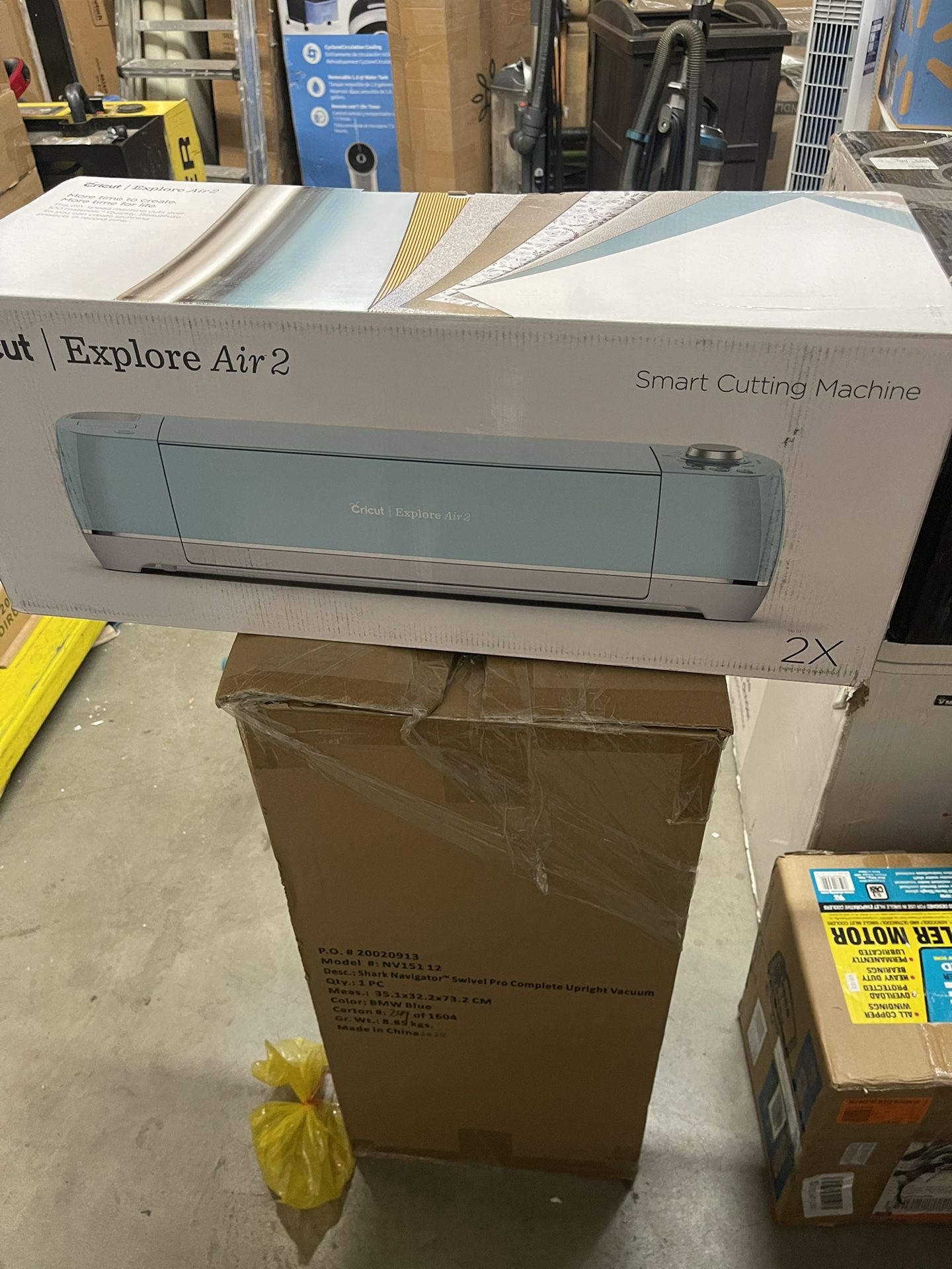 Cricut Explore Air® 2, Blue - Cutting Machine with Easy Printables™ sensor