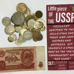 Antiques  Coins . USSR Coins - Kopecks . Set 20 Coins  . Soviet Antiques , Rare 