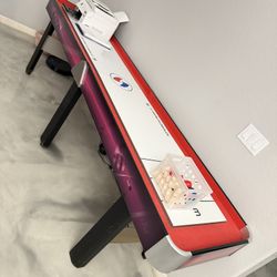 Electric Air Shuffleboard Table Hockey Game Room Like New