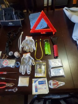 Kia car saftey kit.